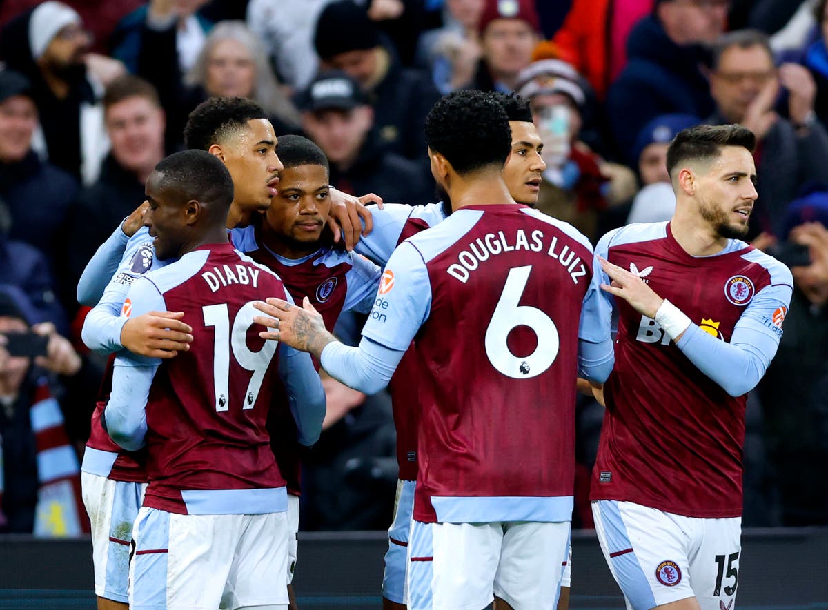 Aston Villa v Burnley LIVE Premier League score and results as Douglas